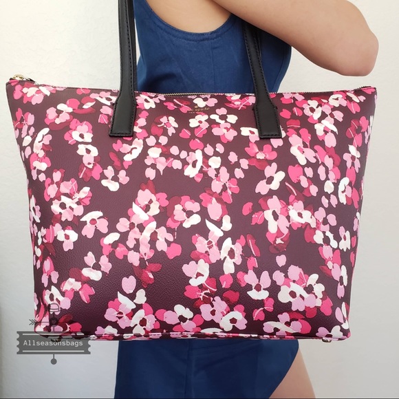 kate spade Handbags - NWT Kate Spade Young Lane Large Cherry Floral Tote